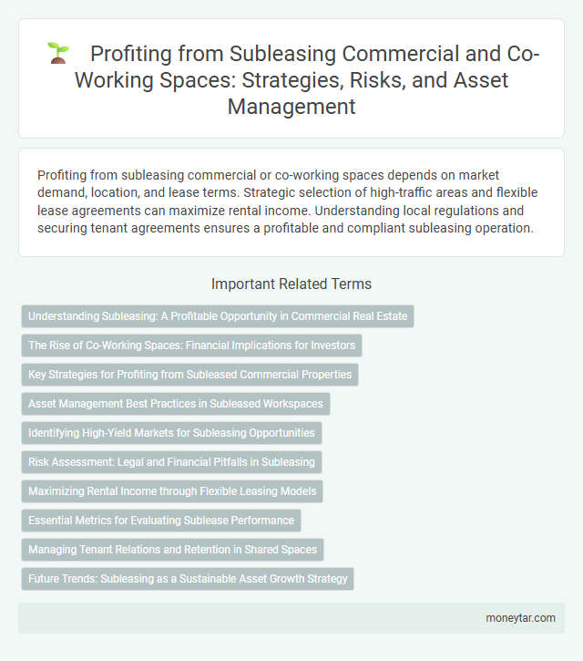Profiting from Subleasing Commercial and Co-Working Spaces: Strategies, Risks, and Asset Management