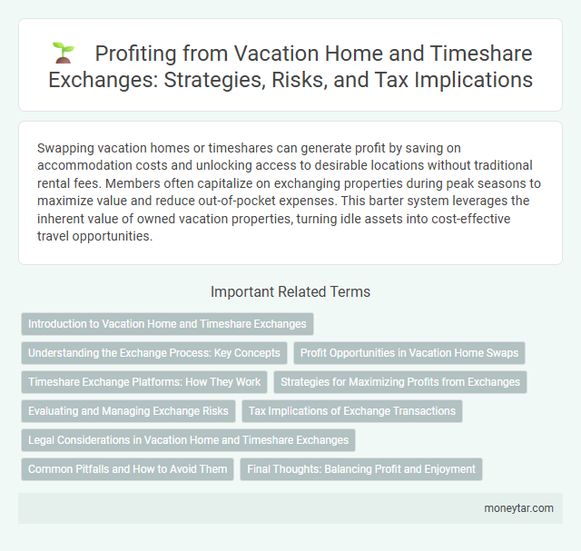 Profiting from Vacation Home and Timeshare Exchanges: Strategies, Risks, and Tax Implications