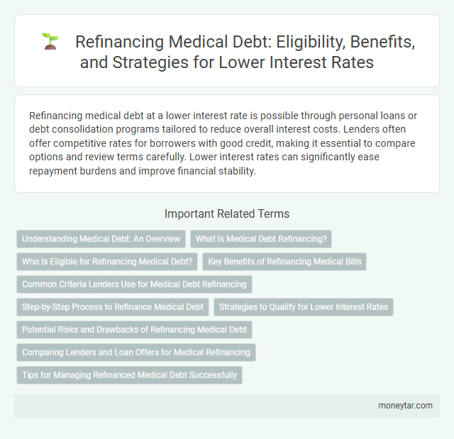 Refinancing Medical Debt: Eligibility, Benefits, and Strategies for Lower Interest Rates