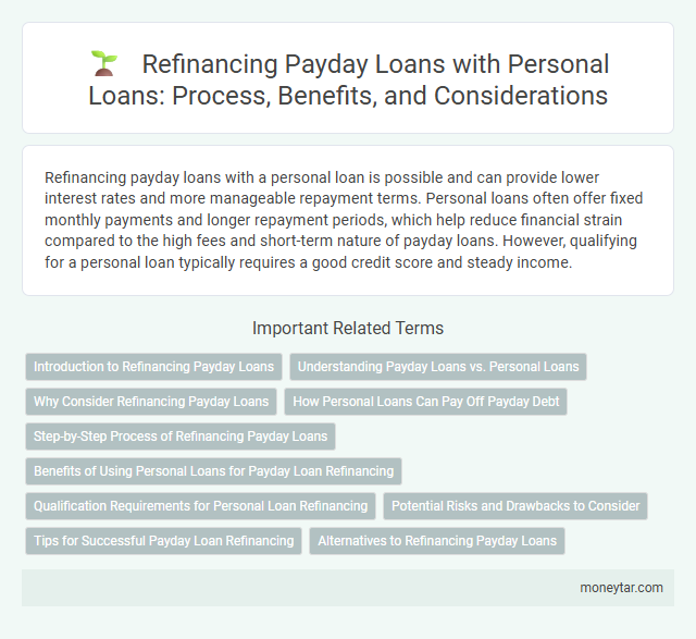 Refinancing Payday Loans with Personal Loans: Process, Benefits, and Considerations