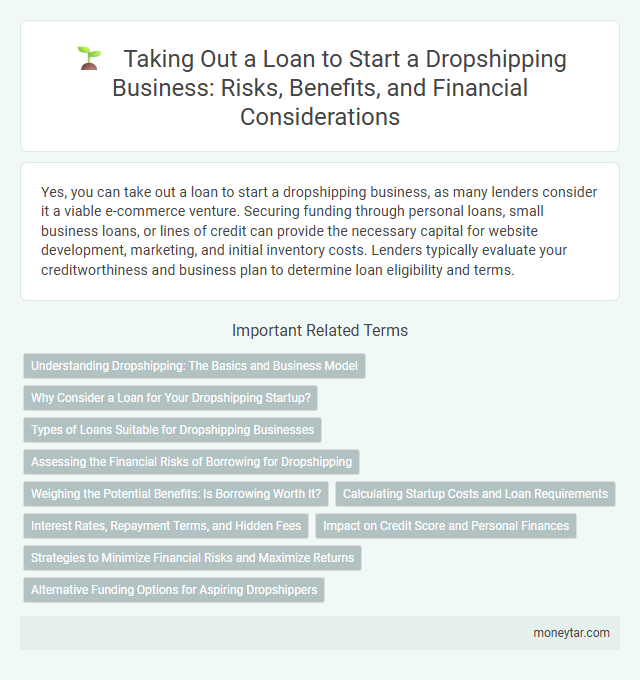 Taking Out a Loan to Start a Dropshipping Business: Risks, Benefits, and Financial Considerations