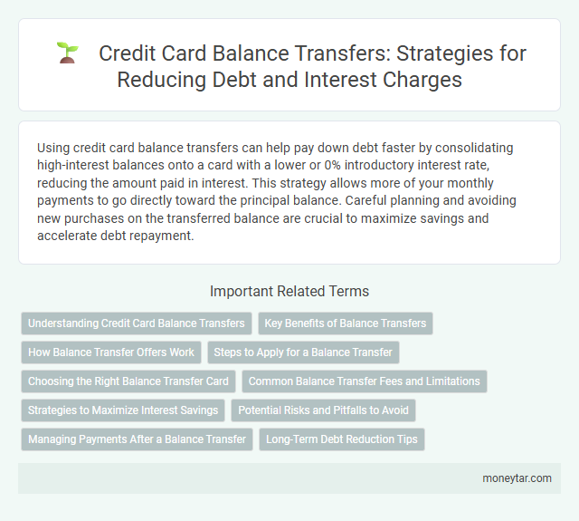 Credit Card Balance Transfers: Strategies for Reducing Debt and Interest Charges