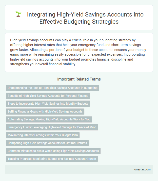 Integrating High-Yield Savings Accounts into Effective Budgeting Strategies