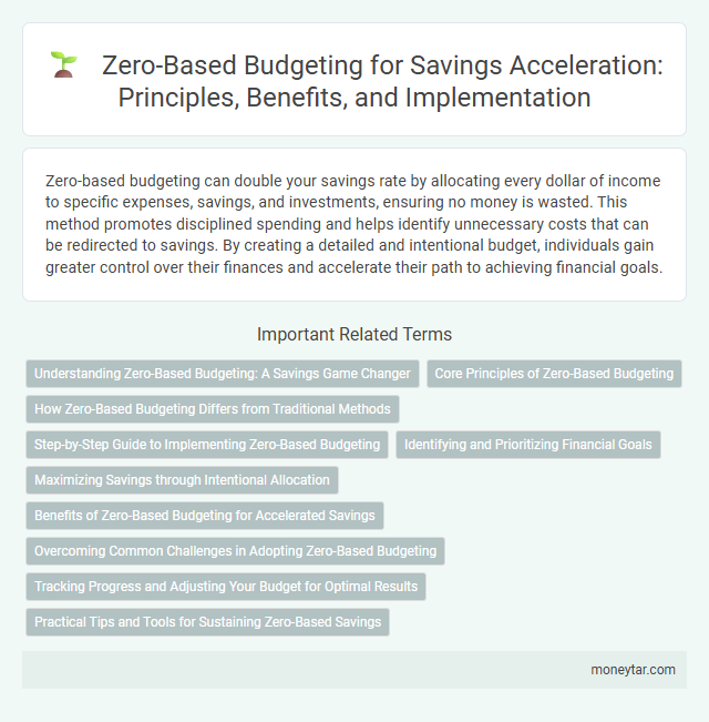 Zero-Based Budgeting for Savings Acceleration: Principles, Benefits, and Implementation