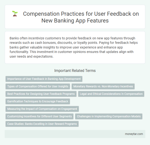 Compensation Practices for User Feedback on New Banking App Features