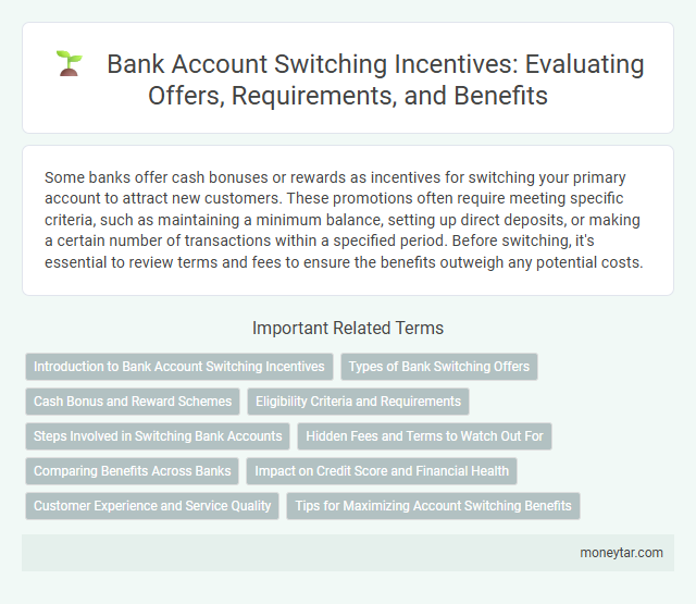 Bank Account Switching Incentives: Evaluating Offers, Requirements, and Benefits