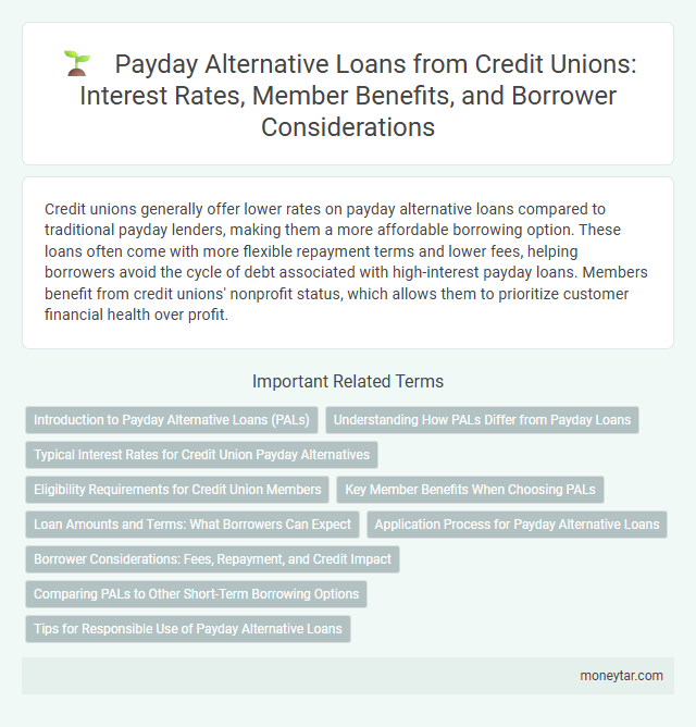 Payday Alternative Loans from Credit Unions: Interest Rates, Member Benefits, and Borrower Considerations