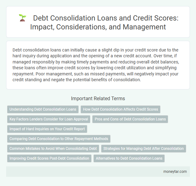 Debt Consolidation Loans and Credit Scores: Impact, Considerations, and Management