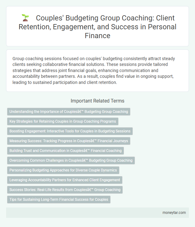 Couples' Budgeting Group Coaching: Client Retention, Engagement, and Success in Personal Finance