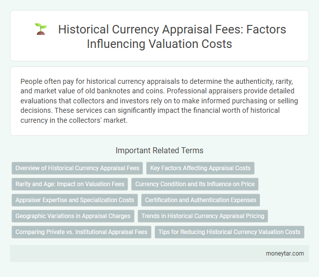 Historical Currency Appraisal Fees: Factors Influencing Valuation Costs