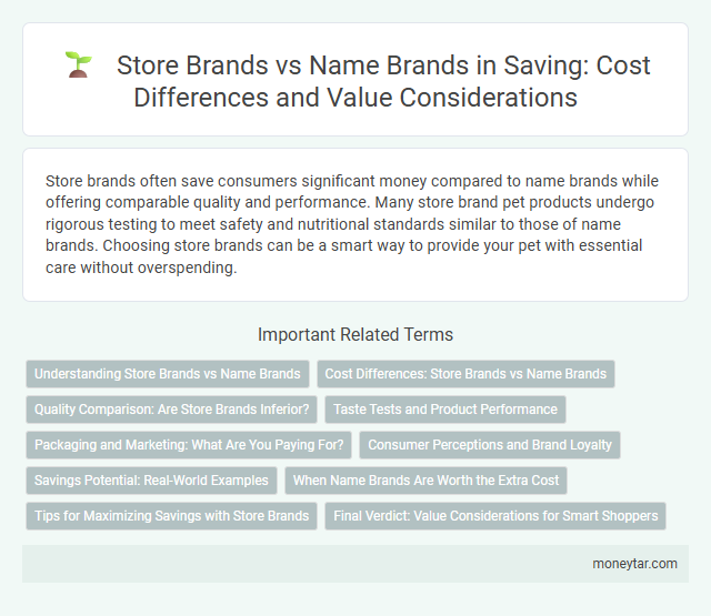 Store Brands vs Name Brands in Saving: Cost Differences and Value Considerations