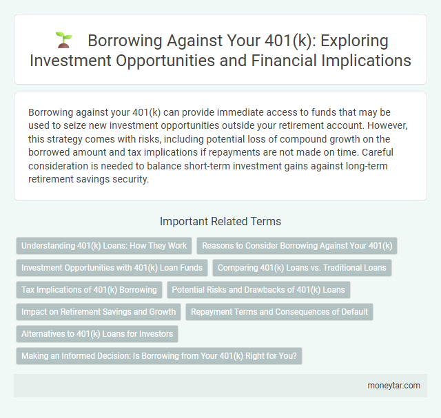 Borrowing Against Your 401(k): Exploring Investment Opportunities and Financial Implications
