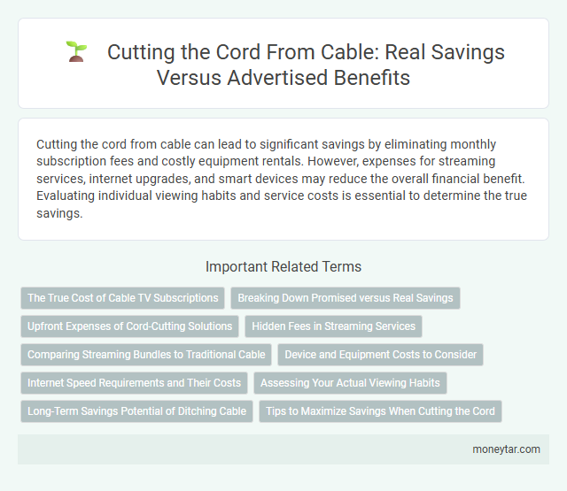 Cutting the Cord From Cable: Real Savings Versus Advertised Benefits