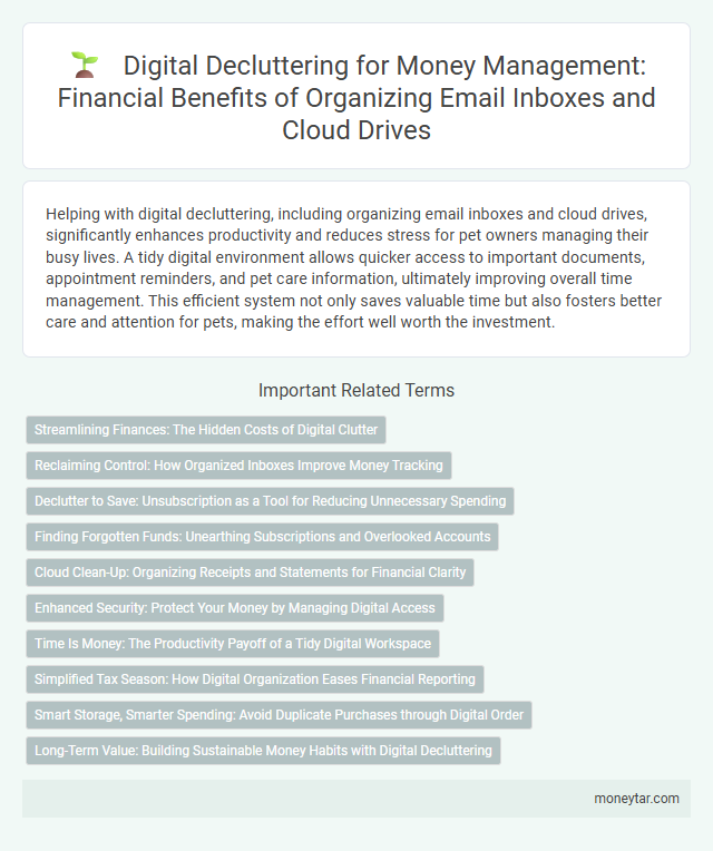 Digital Decluttering for Money Management: Financial Benefits of Organizing Email Inboxes and Cloud Drives