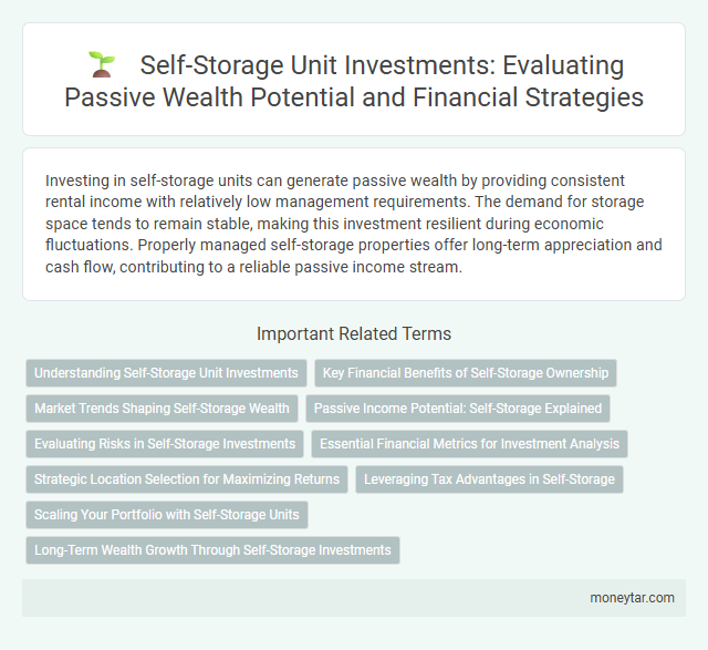 Self-Storage Unit Investments: Evaluating Passive Wealth Potential and Financial Strategies