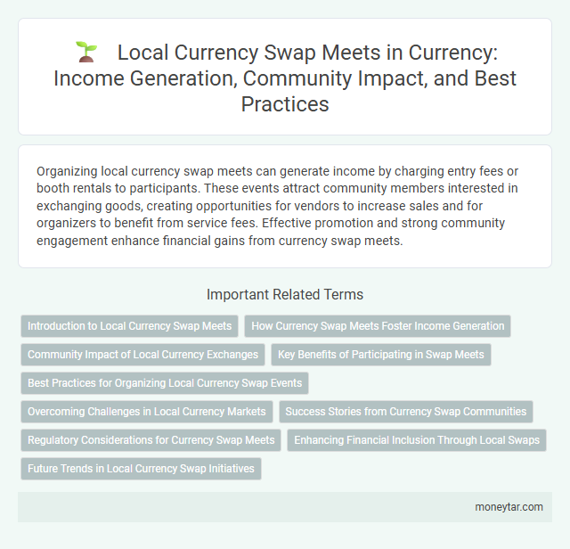 Local Currency Swap Meets in Currency: Income Generation, Community Impact, and Best Practices