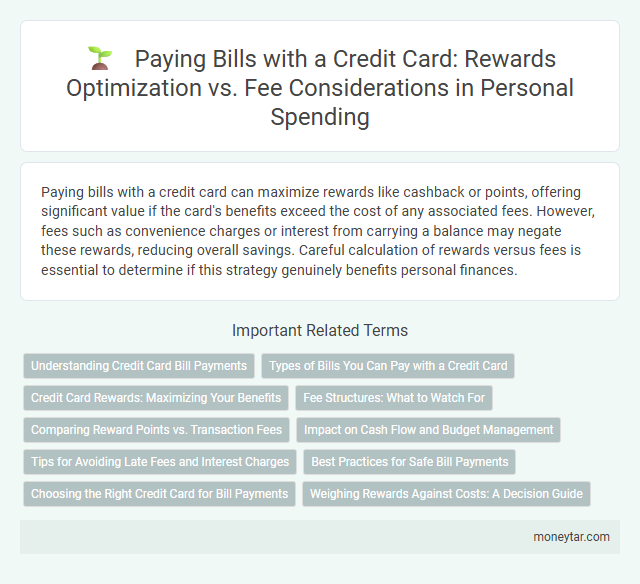 Paying Bills with a Credit Card: Rewards Optimization vs. Fee Considerations in Personal Spending