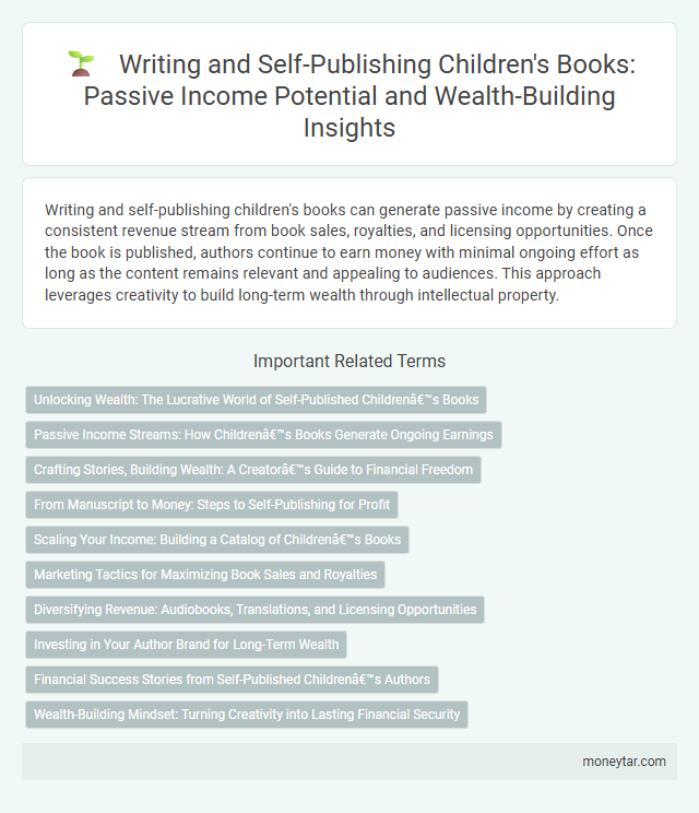 Writing and Self-Publishing Children's Books: Passive Income Potential and Wealth-Building Insights