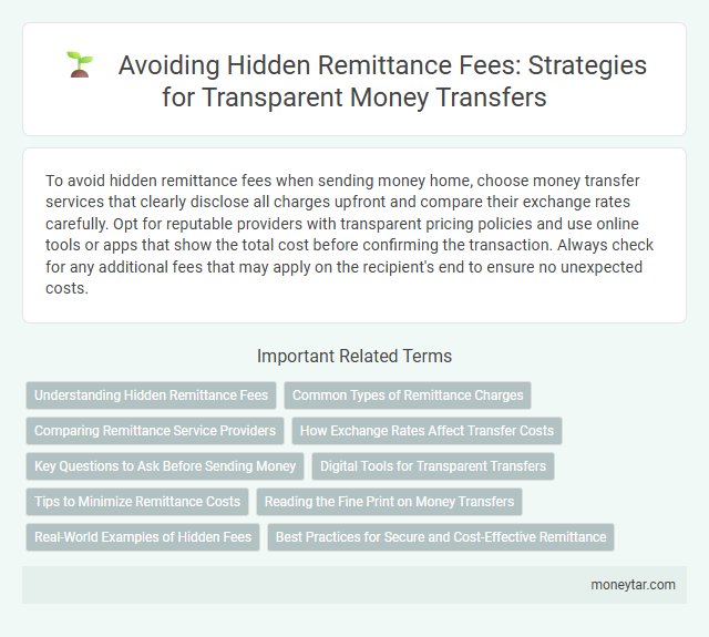 Avoiding Hidden Remittance Fees: Strategies for Transparent Money Transfers