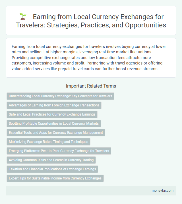 Earning from Local Currency Exchanges for Travelers: Strategies, Practices, and Opportunities
