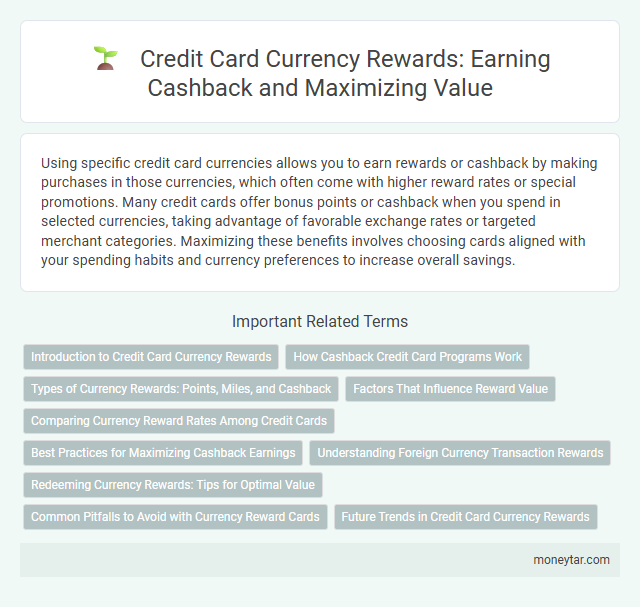 Credit Card Currency Rewards: Earning Cashback and Maximizing Value