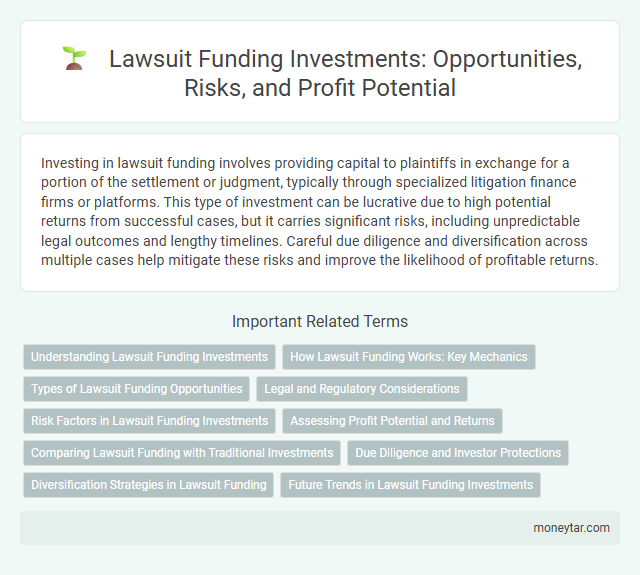 Lawsuit Funding Investments: Opportunities, Risks, and Profit Potential