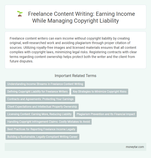 Freelance Content Writing: Earning Income While Managing Copyright Liability