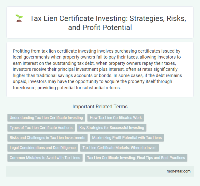 Tax Lien Certificate Investing: Strategies, Risks, and Profit Potential