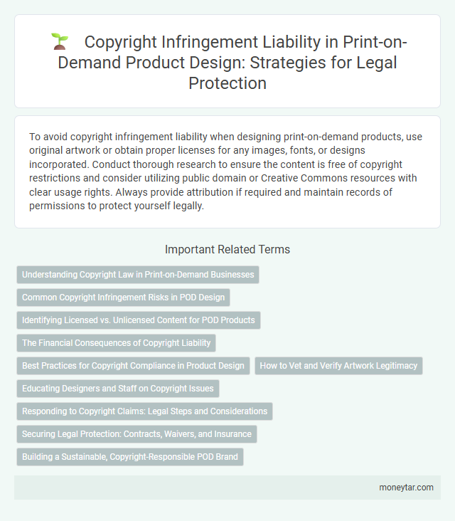Copyright Infringement Liability in Print-on-Demand Product Design: Strategies for Legal Protection