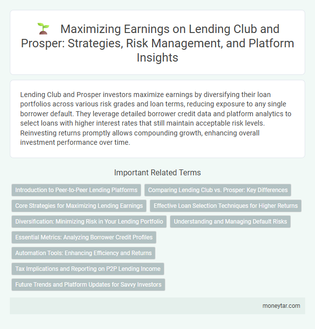 Maximizing Earnings on Lending Club and Prosper: Strategies, Risk Management, and Platform Insights