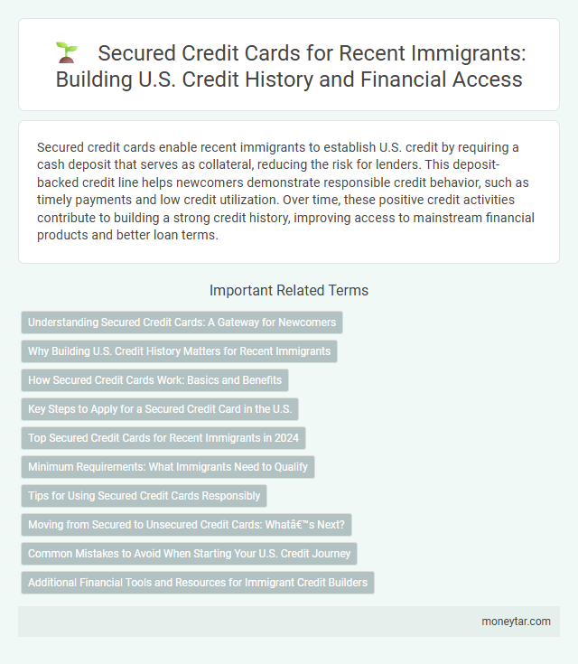 Secured Credit Cards for Recent Immigrants: Building U.S. Credit History and Financial Access