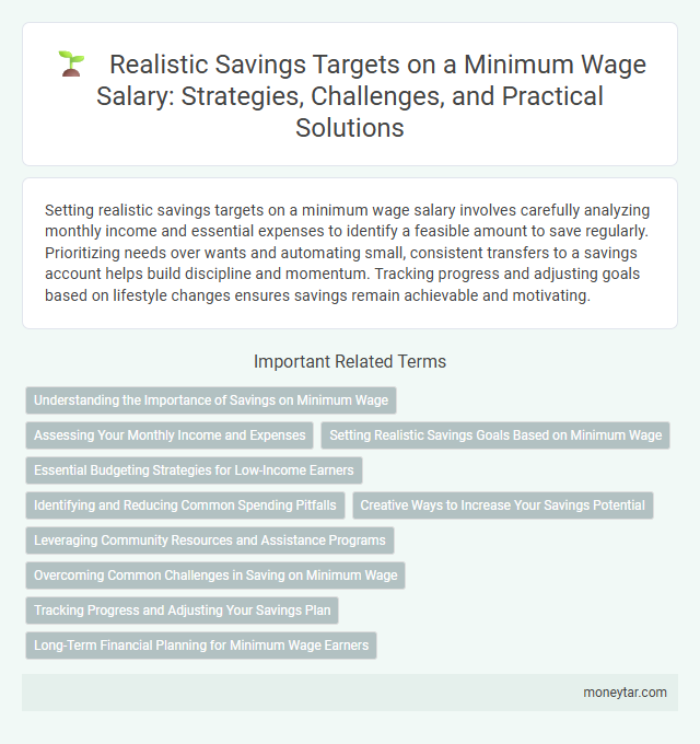 Realistic Savings Targets on a Minimum Wage Salary: Strategies, Challenges, and Practical Solutions