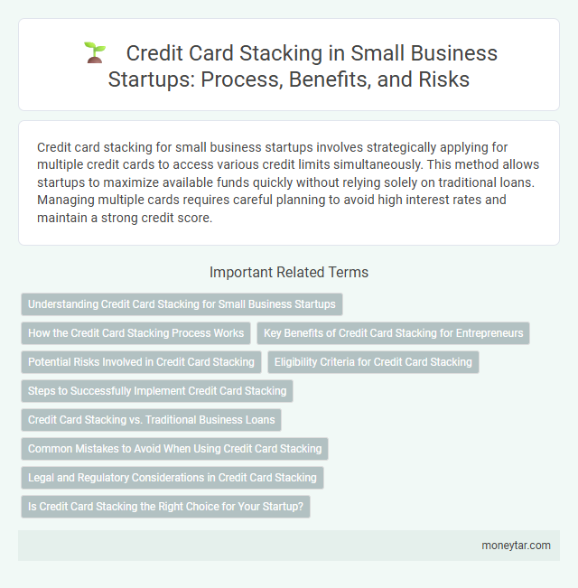 Credit Card Stacking in Small Business Startups: Process, Benefits, and Risks