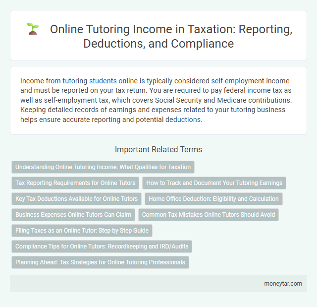 Online Tutoring Income in Taxation: Reporting, Deductions, and Compliance