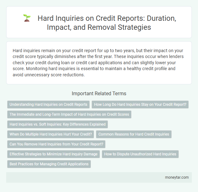 Hard Inquiries on Credit Reports: Duration, Impact, and Removal Strategies
