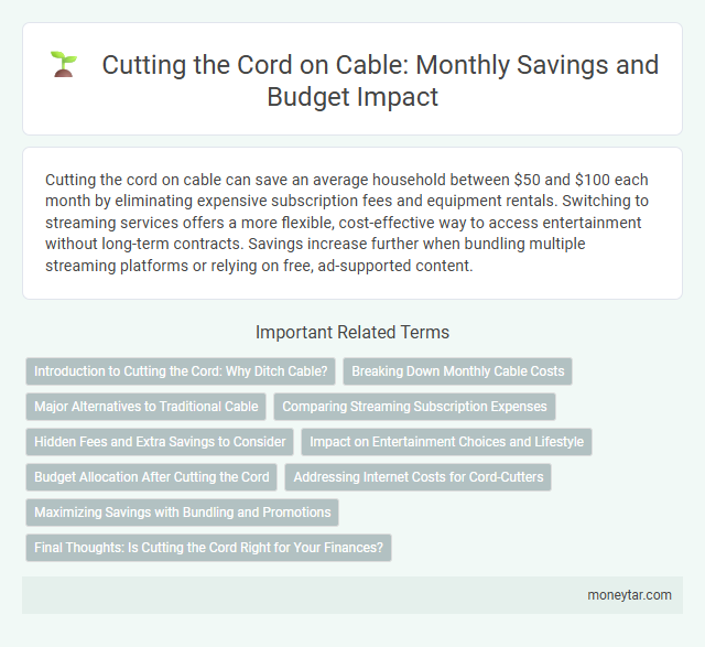 Cutting the Cord on Cable: Monthly Savings and Budget Impact