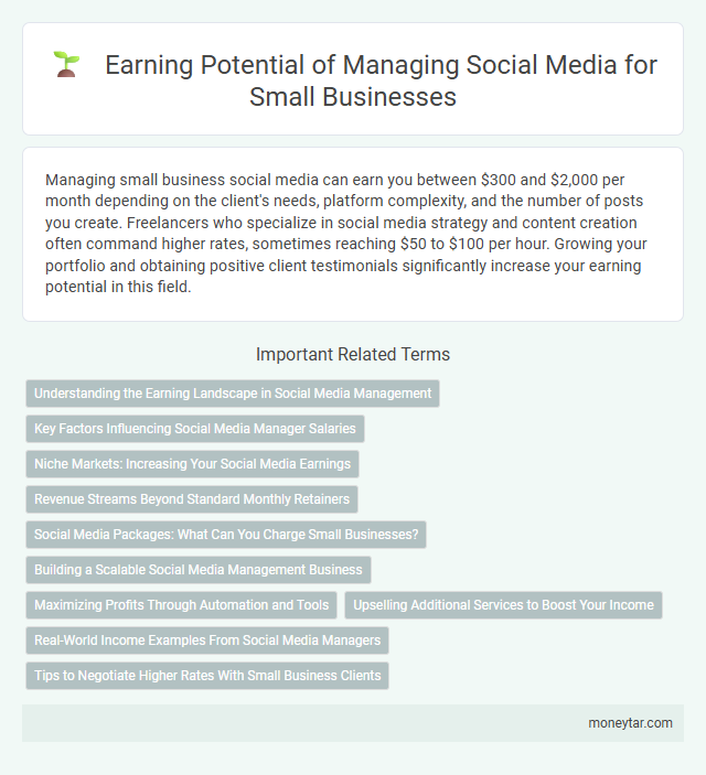 Earning Potential of Managing Social Media for Small Businesses