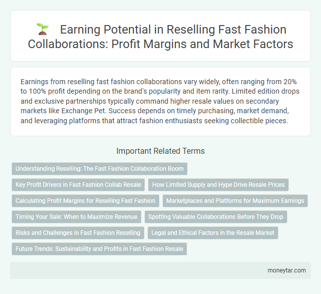 Earning Potential in Reselling Fast Fashion Collaborations: Profit Margins and Market Factors