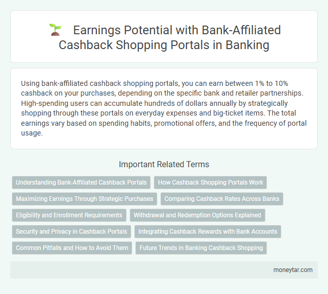 Earnings Potential with Bank-Affiliated Cashback Shopping Portals in Banking