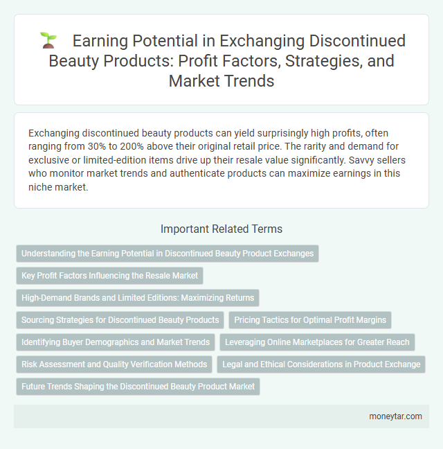 Earning Potential in Exchanging Discontinued Beauty Products: Profit Factors, Strategies, and Market Trends