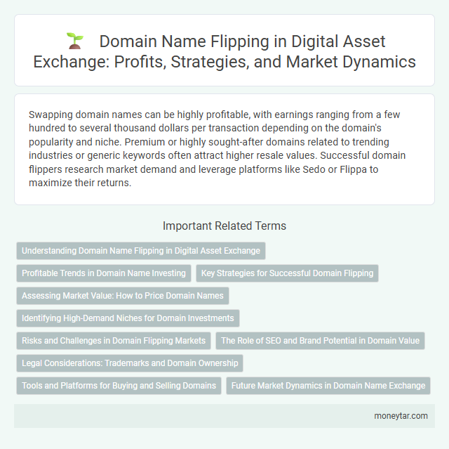 Domain Name Flipping in Digital Asset Exchange: Profits, Strategies, and Market Dynamics
