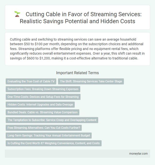 Cutting Cable in Favor of Streaming Services: Realistic Savings Potential and Hidden Costs