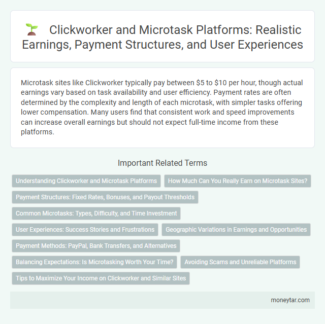 Clickworker and Microtask Platforms: Realistic Earnings, Payment Structures, and User Experiences