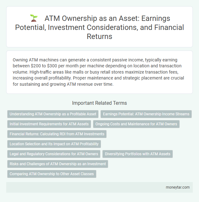 ATM Ownership as an Asset: Earnings Potential, Investment Considerations, and Financial Returns