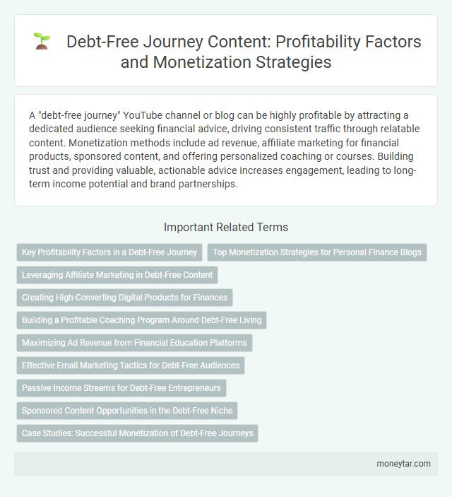 Debt-Free Journey Content: Profitability Factors and Monetization Strategies