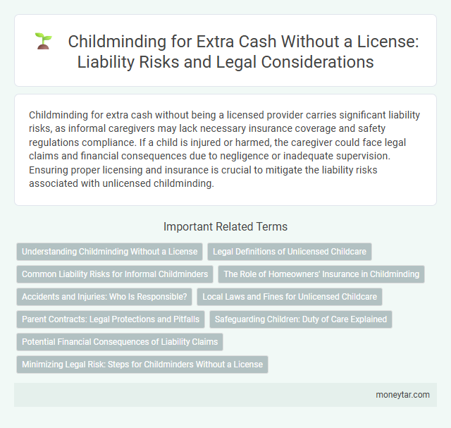 Childminding for Extra Cash Without a License: Liability Risks and Legal Considerations