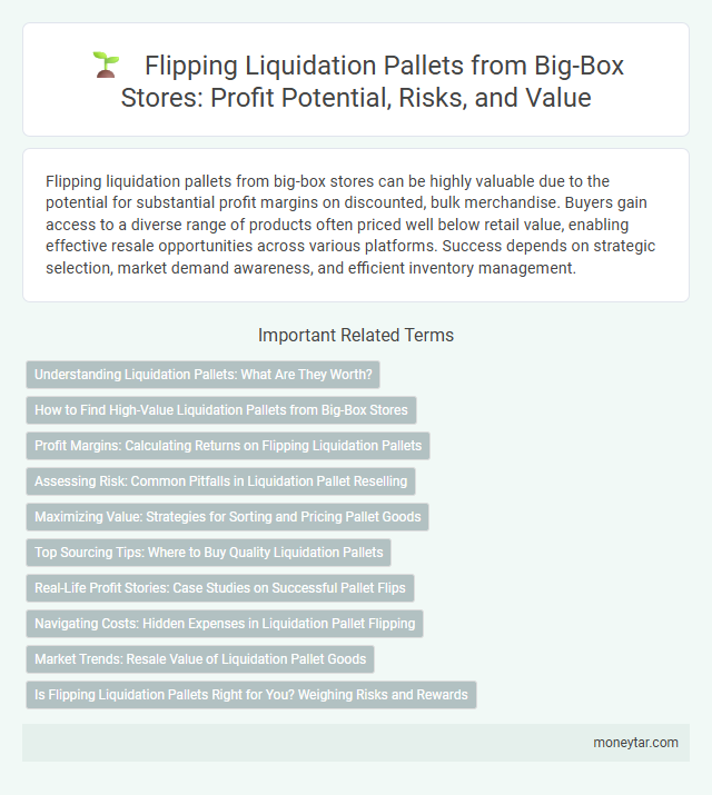 Flipping Liquidation Pallets from Big-Box Stores: Profit Potential, Risks, and Value