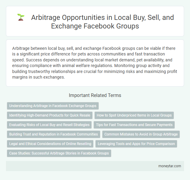 Arbitrage Opportunities in Local Buy, Sell, and Exchange Facebook Groups