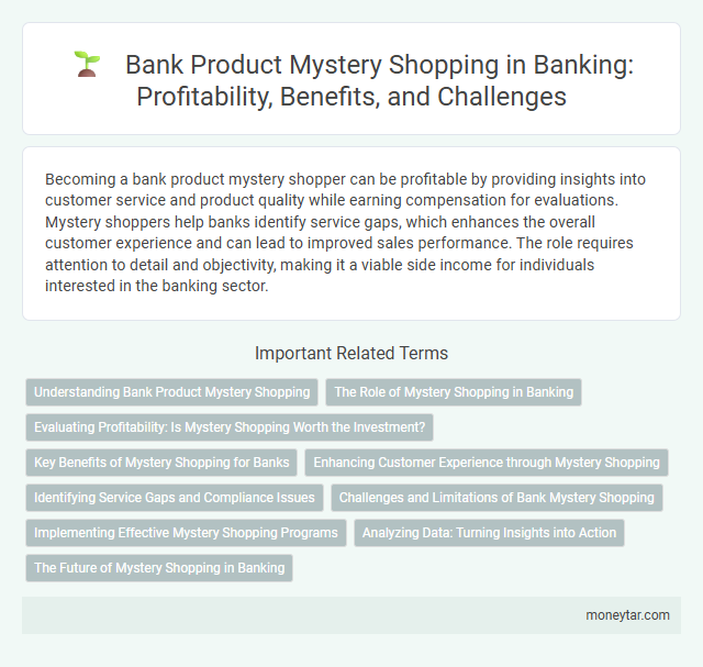 Bank Product Mystery Shopping in Banking: Profitability, Benefits, and Challenges