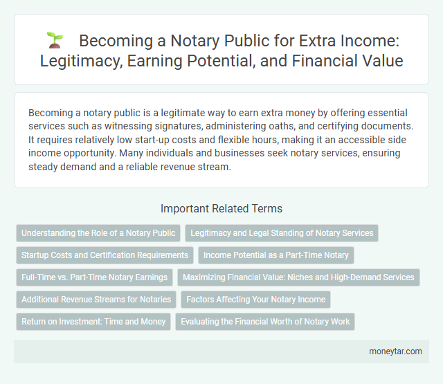 Becoming a Notary Public for Extra Income: Legitimacy, Earning Potential, and Financial Value